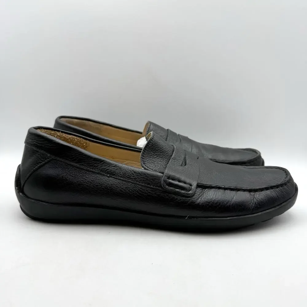 Samuel Hubbard Mens Free Spirit Loafers LEFT 12 Wide RIGHT 12 M Black Leather